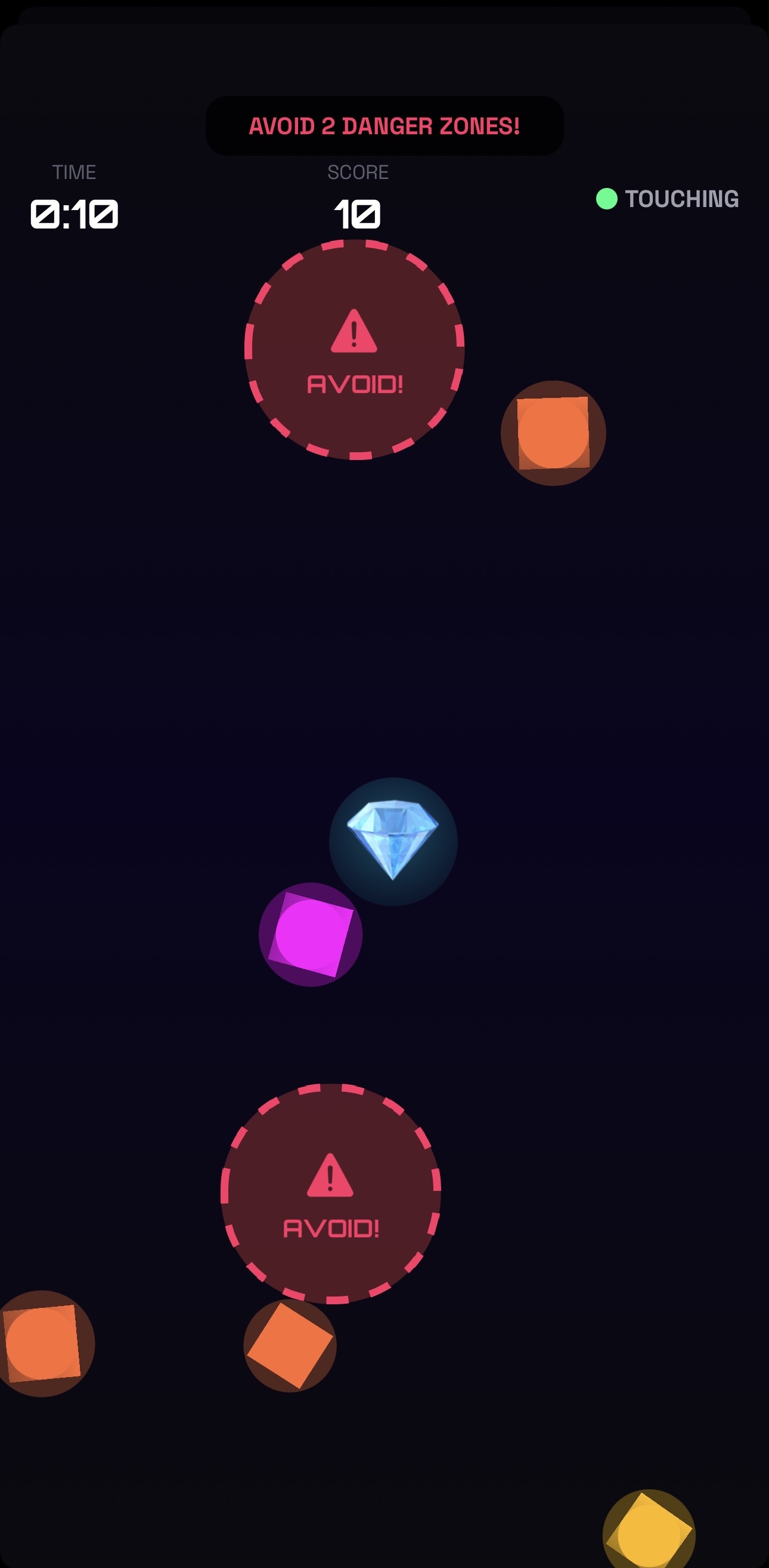 TouchBattle PVP in action